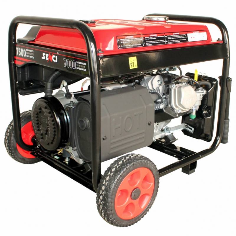 Generator de curent SENCI SC9000E-LITE 7,5kW pornire electrica si roti - imagine 2