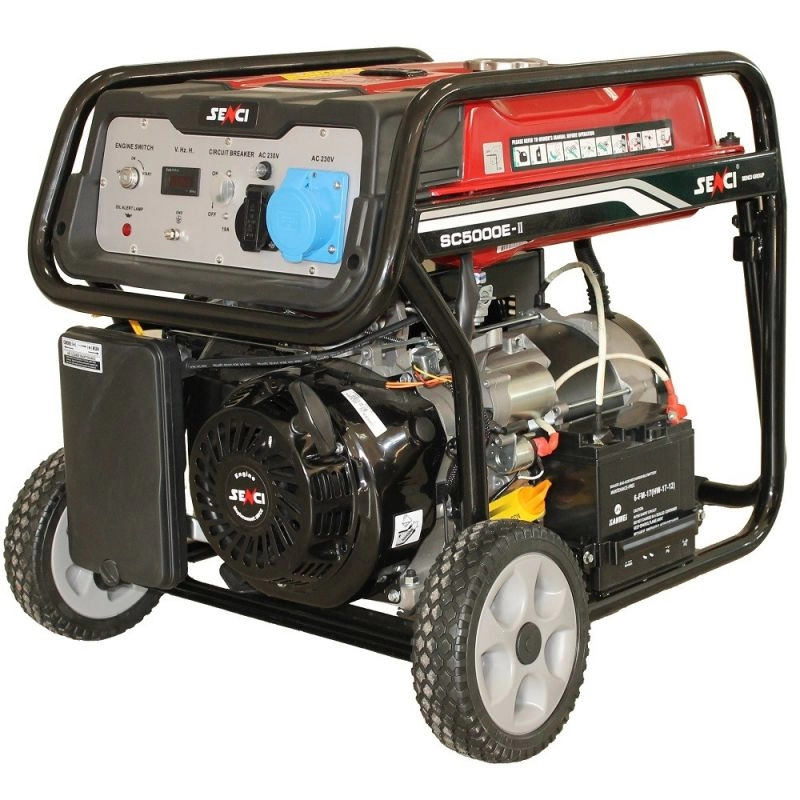 Generator SENCI SC5000E TOP 4,5 kW pornire electrica si roti