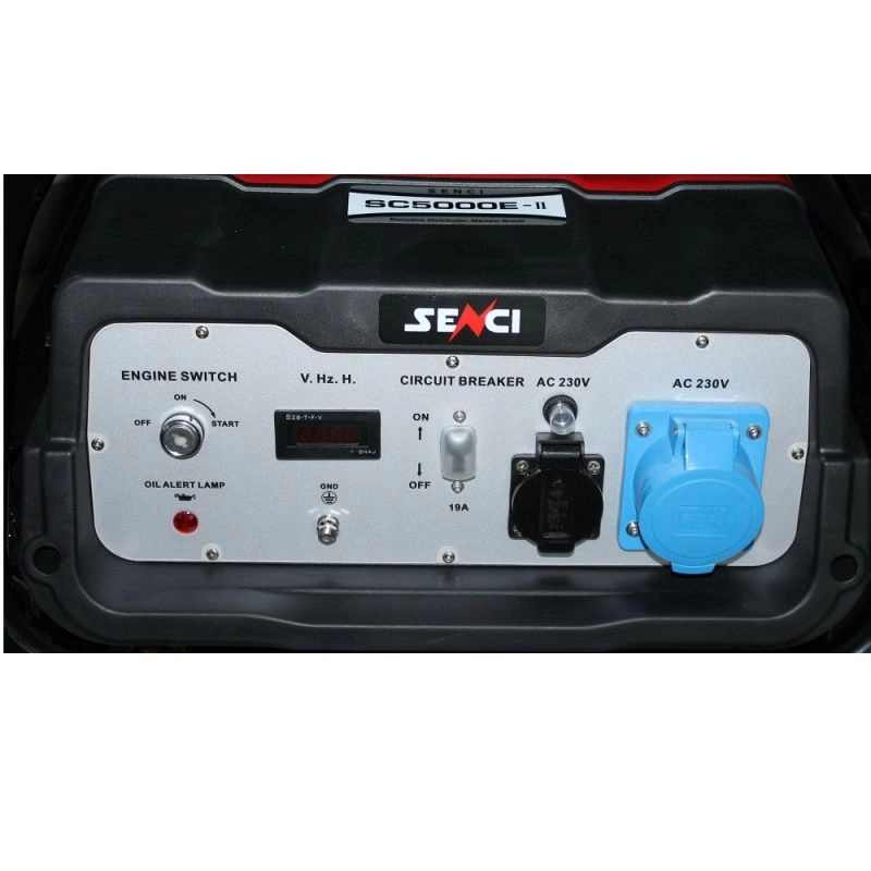 Generator SENCI SC5000E TOP 4,5 kW pornire electrica si roti - imagine 2