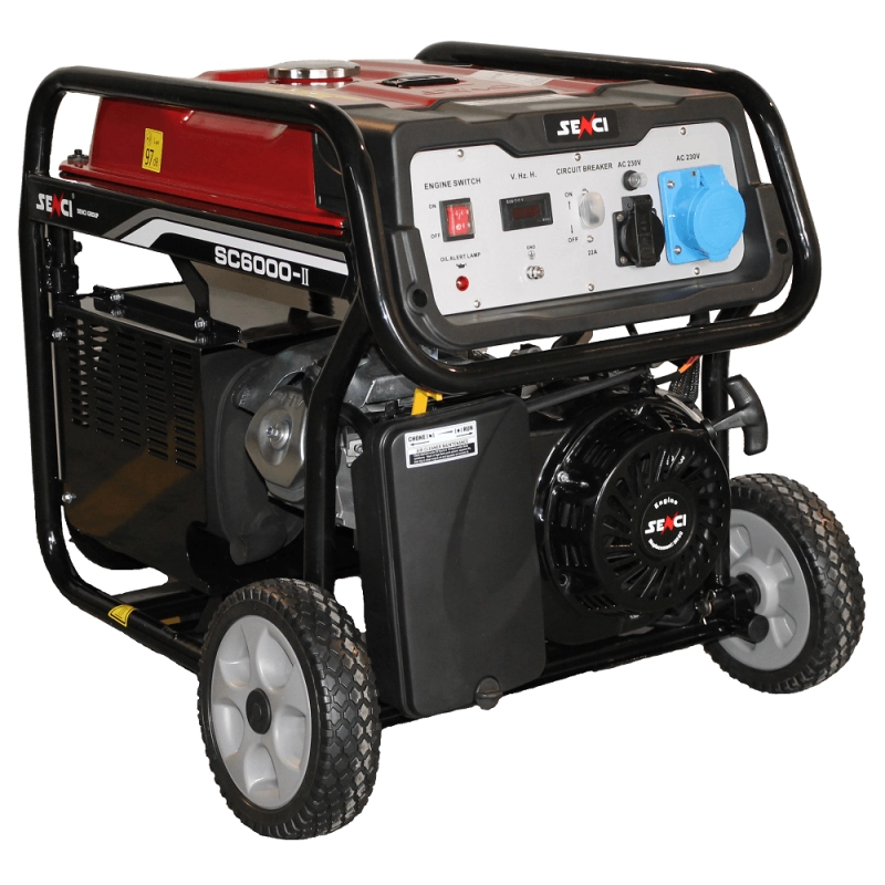 Generator SENCI SC6000E TOP 5,5 kW pornire electrica si roti