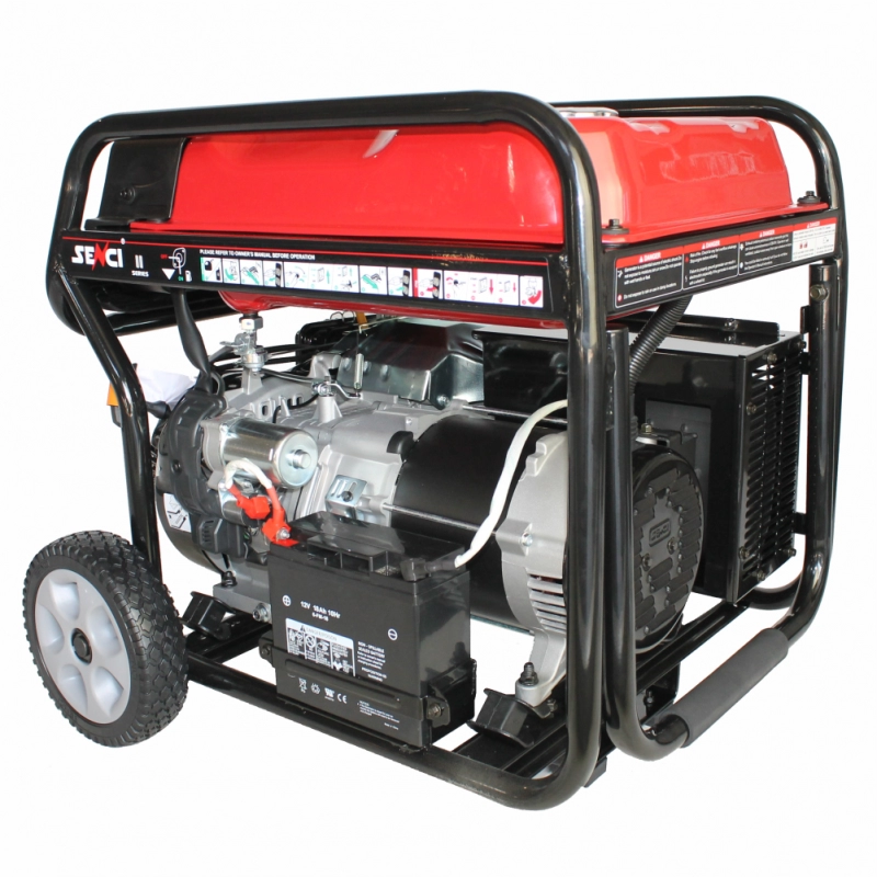Generator SENCI SC6000E TOP 5,5 kW pornire electrica si roti - imagine 3