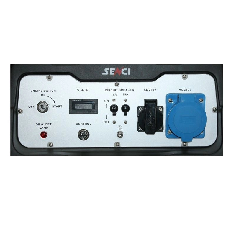 Generator SENCI SC8000-ATS TOP 7 kW 230V pornire electrica ATS inclus - imagine 4