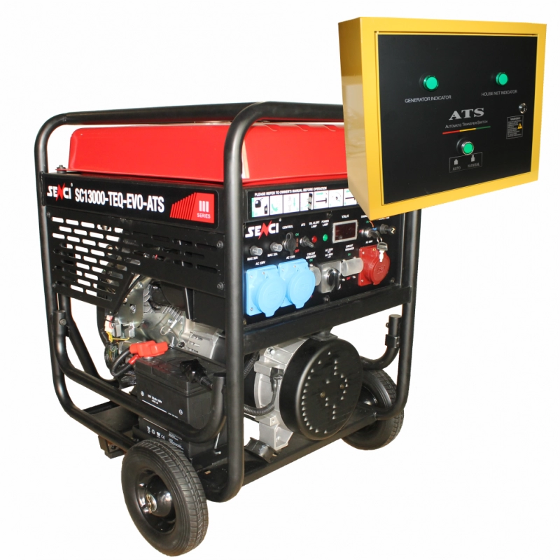 Generator SENCI SC13000TEQ-EVO-ATS 11 kW 230/400V ATS inclus DE