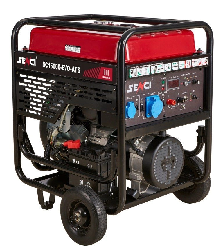 Generator SENCI SC15000 EVO-ATS 13 kW 230V pornire electrica ATS inclus - imagine 3